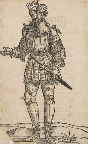 Unknown (16th), Wygewon, King of the Low Germans,  1543, Woodcut