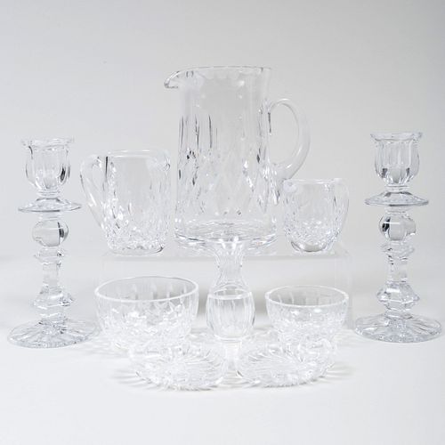Group of Cut Glass Table Wares