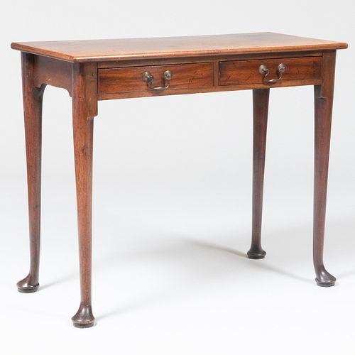 George II Style Mahogany Small Desk