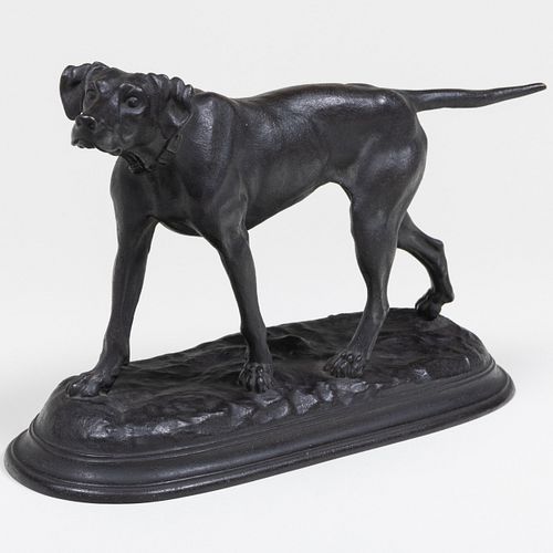 Bronze Model of a Dog