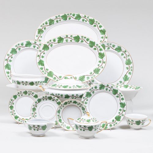 Royal Jackson Porcelain Part Service in the 'Emerald Ivy' Pattern