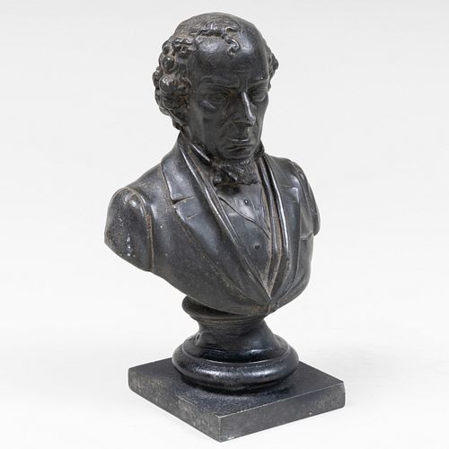 Bronze Bust of Benjamin Disraeli