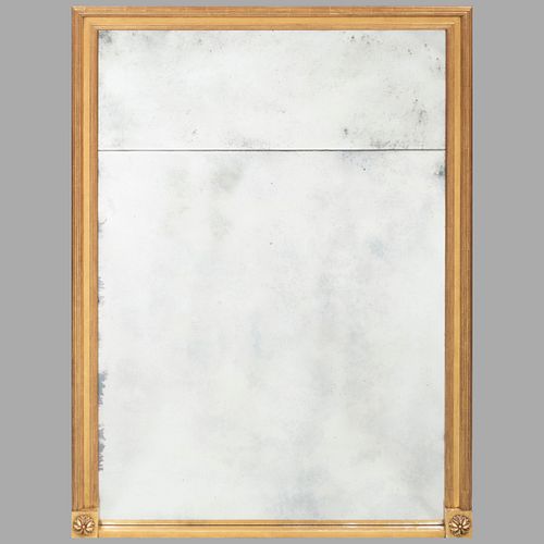 Large Contemporary Giltwood Mirror