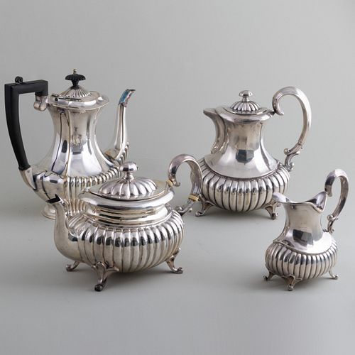 Continental Silver Three-Piece Tea and Coffee Service