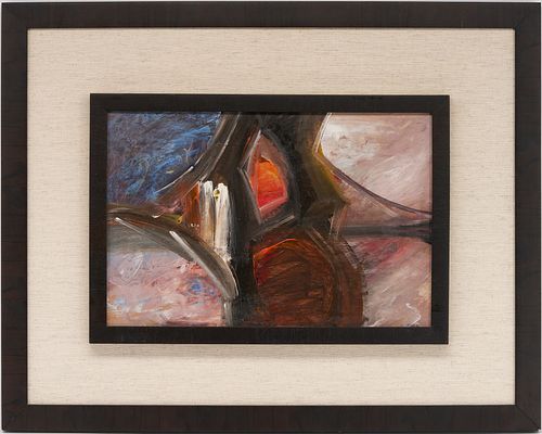 Merton Daniel Simpson, O/B Abstract Expressionist Painting