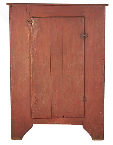 Mid-Atlantic Painted Standing Wall Cupboard, Early 19th c.