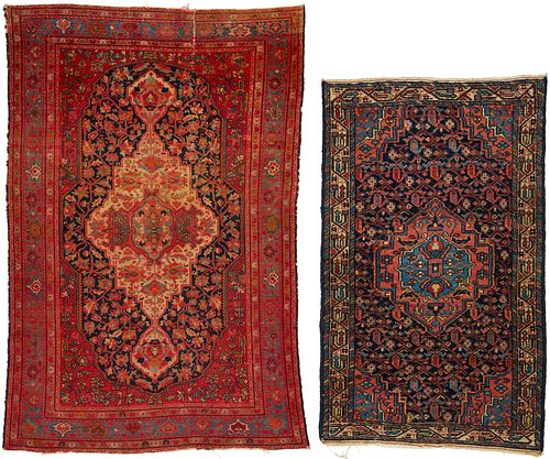 Two Persian / Iranian Area Rugs; Approx. 6' x 4'