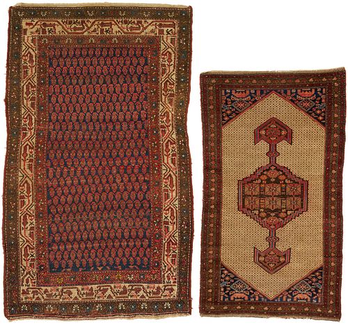 Two Persian / Iranian Area Rugs; Approx. 6' x 3'