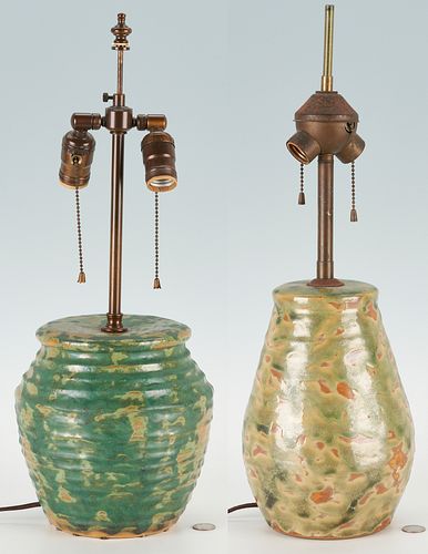 2 Fulper Art Pottery Table Lamps