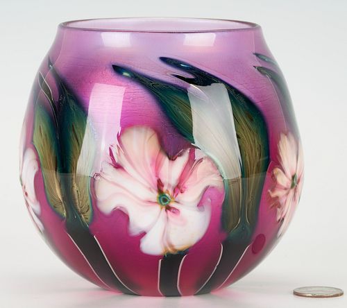 Charles Lotton 5" Multi Flora Vase