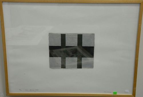 Jon Groom (b. 1953) pencil signed lithograph titled "Ava Arvio 1987", numbered 76/80. total size 20" x 28"