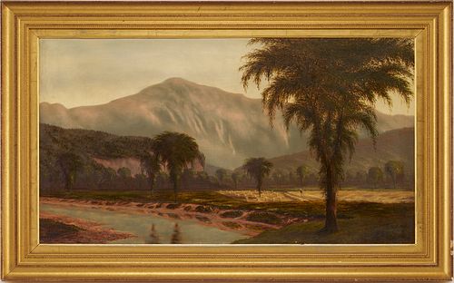 Thomas Waine Perry O/C 19th Century California Landscape Painting