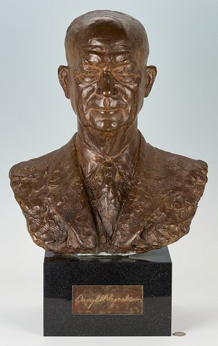 Nison Tregor Bronze Bust of Eisenhower