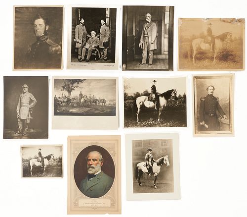Collection of 11 Robert E. Lee Images incl Traveller, Miley