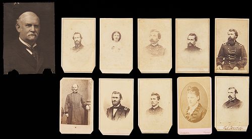 11 Photos of Civil War interest incl. Gen. Sam Carter Signed and TN Subjects