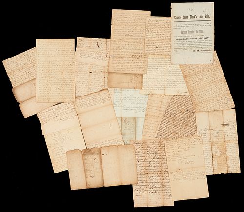17 Early Wilson County TN Documents including Public Square Deed 1802