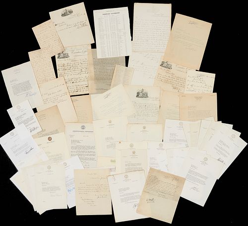 Collection of TN Governors' Signatures, circa 1874-1973