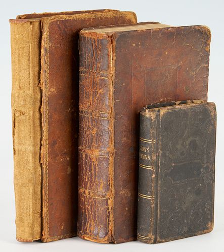 3 19th c. Books of TN/NC interest inc. Maury Cookbook