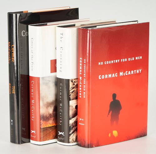 Collection of 4 Cormac McCarthy Books, 1st Ed.