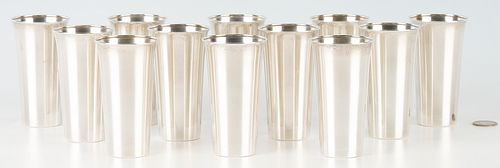 12 Frank Smith Sterling Cups