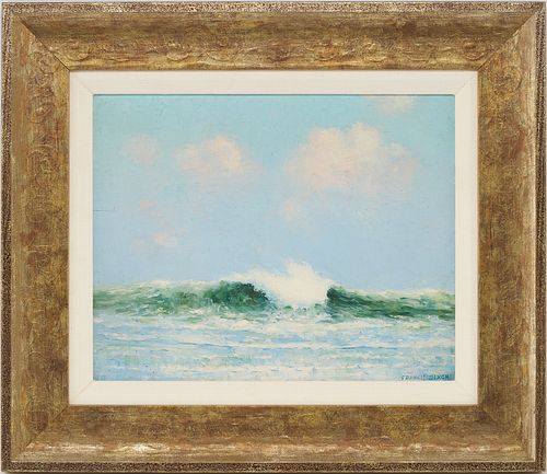 Francis Dixon, O/B Coastal Landscape, "Morning Surf"