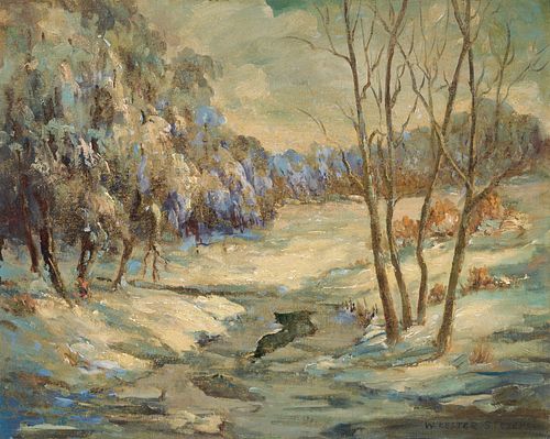 William Lester Stevens O/B Winter Landscape