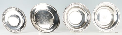 4 Sterling Silver Hollowware Serving Dishes