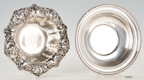 Two Sterling Silver Serving Bowls incl. Simons Bros.
