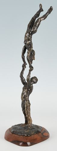Nathan Hale Bronze Sculpture, Acrobats
