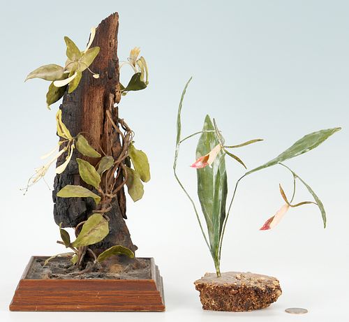 2 Naturalistic Sculptures by Joseph Bonhage