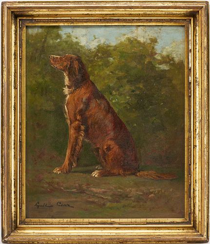 Lyell Carr O/C Painting of a Dog