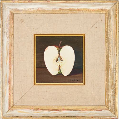 Comer Jennings, Small Painting of Half Apple