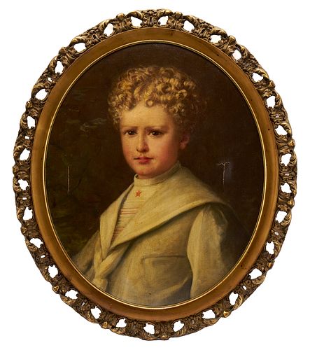 Oval Portrait of Henry Wade Witzman, ca. 1900