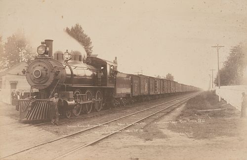 Early photograph of Savannah, Florida & Western Railway Train