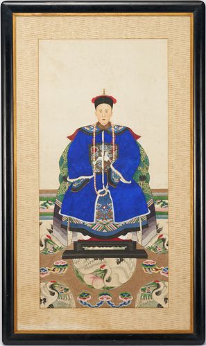 Chinese Ancestral Portrait of a Nobleman