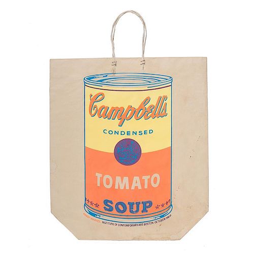 Andy Warhol Campbell's Tomato Soup Shopping Bag
