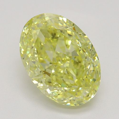 1.51 ct, Natural Fancy Intense Yellow Even Color, VVS2, Oval cut Diamond (GIA Graded), Appraised Value: $57,900 
