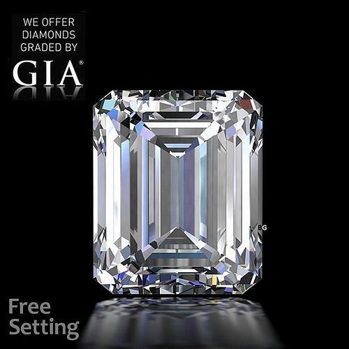 3.20 ct, H/VS2, Emerald cut GIA Graded Diamond. Appraised Value: $129,600 
