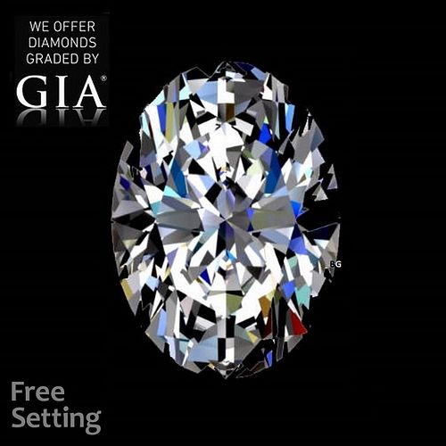 2.20 ct, F/VS2, Oval cut GIA Graded Diamond. Appraised Value: $76,700 