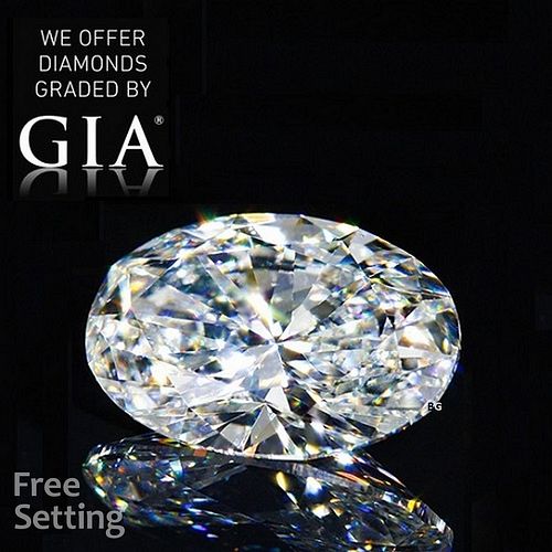 2.01 ct, F/IF, Oval cut GIA Graded Diamond. Appraised Value: $92,700 