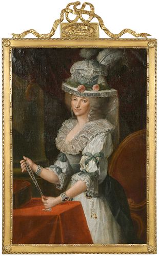 French School Portrait of a Lady, Possibly Mdme Pinetti 