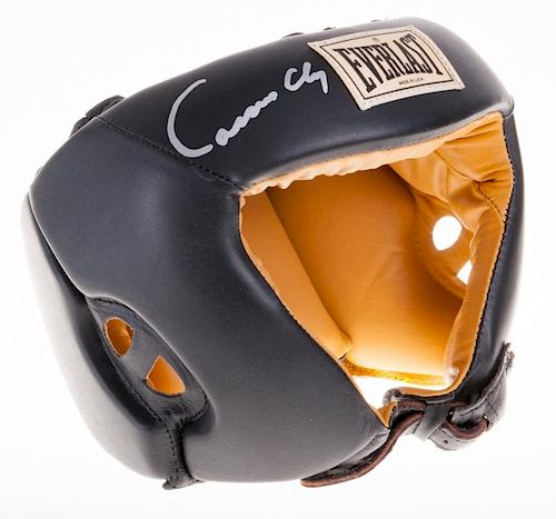 Cassius Clay Muhammad Ali Signed Headgear