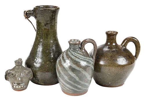 Four Pieces of Burlon Craig Pottery