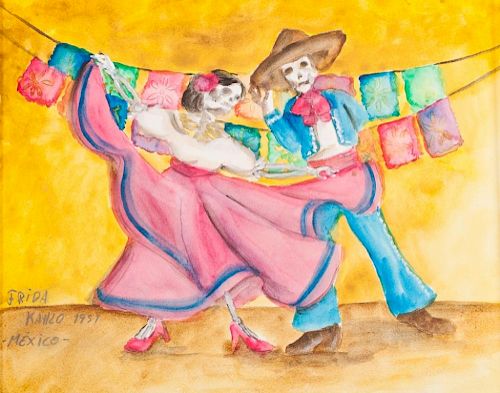Frida Kahlo "El Baile de las Calacas"