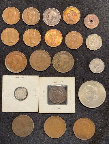 Group of 20 MIxed British Empire Coins