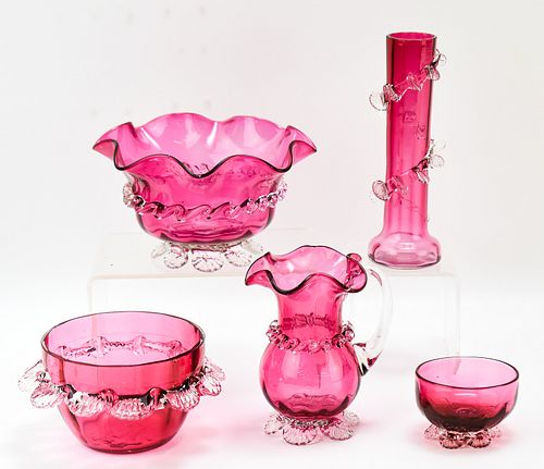 VICTORIAN CRANBERRY GLASS COLLECTION 