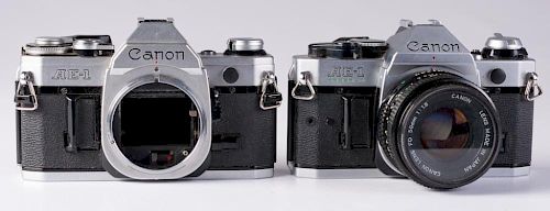 Canon AE-1 Camera Pair