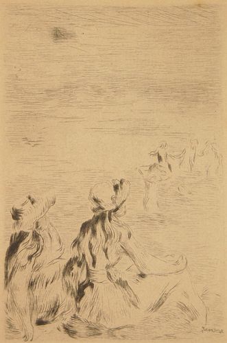 Pierre A. Renoir (French 1841-1919) etching