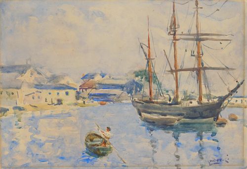 Albert Ludovici (British, 1852-1932) watercolor watercolor