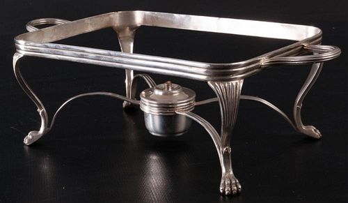 Silver Plated Chaffing Dish Stand with Oil Well